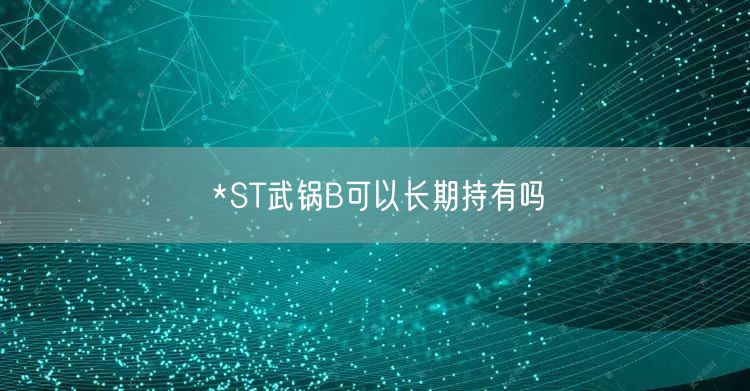 *ST武锅B可以长期持有吗