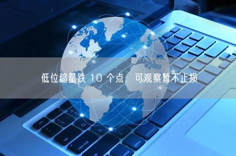 低位缩量跌 10 个点，可观察暂不止损
